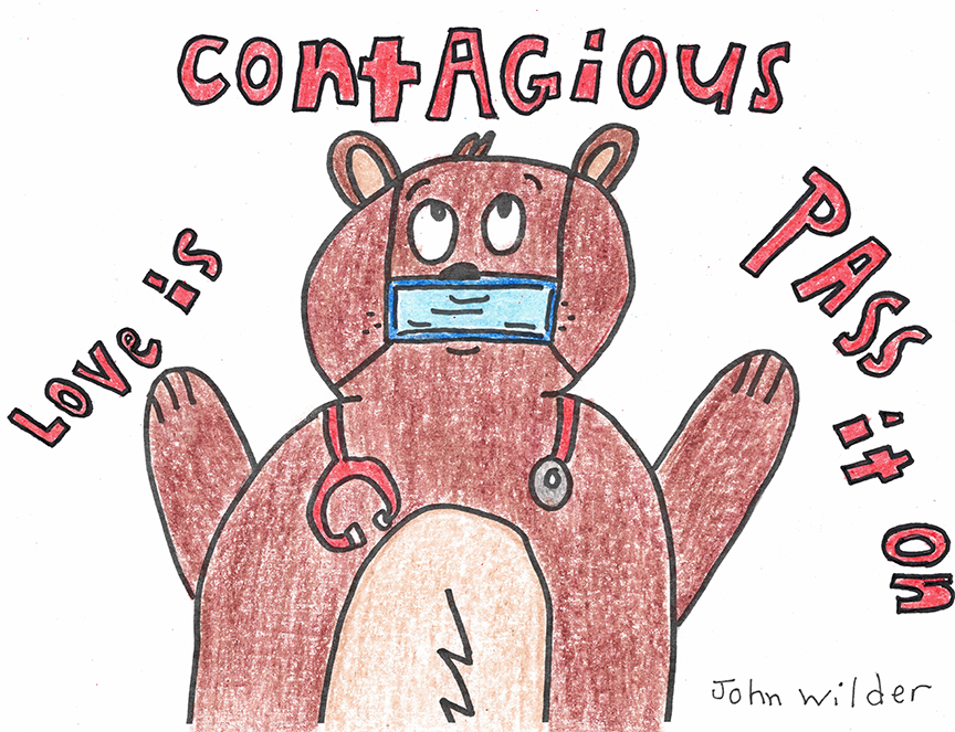 Love is Contagious Bear Artwork