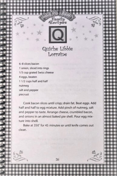 Princess Libbie's Family Recipes
